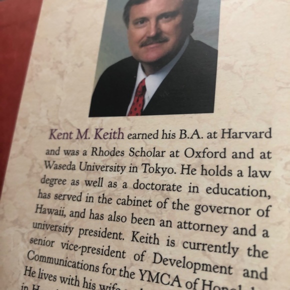 Anyway - The Paradoxical Commandments hardcover book - Picture 5 of 5